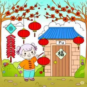 全家团圆吃年夜饭 | Family reunion dinner