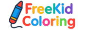 FreeKidColoring.com 儿童填色图免费下载