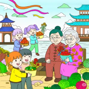 登高敬老活动 | Hiking and respecting elders