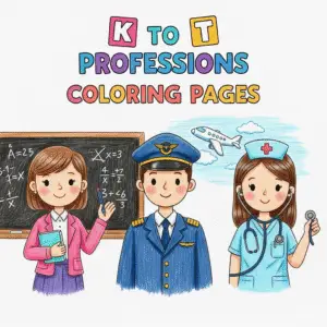 K to T Perfessions coloring sheet
