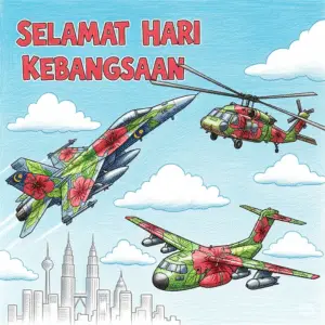 Hari Kebangsaan Military Aircrafts