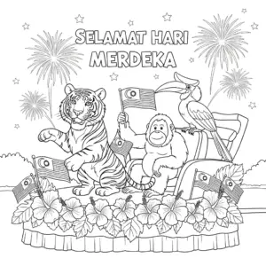 动物国庆游行队伍 / Animal Merdeka Parade in Malaysia