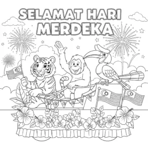 动物国庆游行队伍 / Animal Merdeka Parade in Malaysia