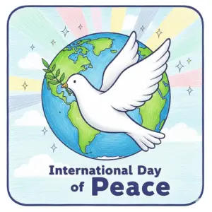 International Day of Peace Coloring Pages | 国际和平日填色页